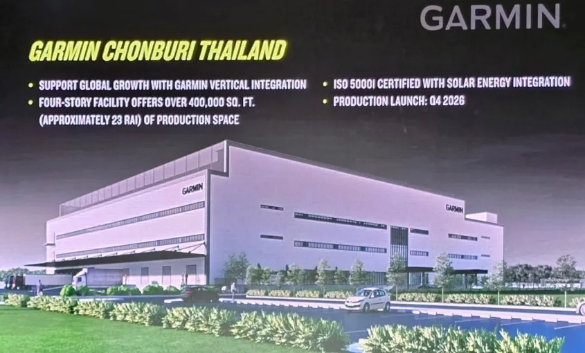 ทำไม Garmin เลือกไทยเป็นฐานผลิตแห่งแรกในเอเชียตะวันออกเฉียงใต้