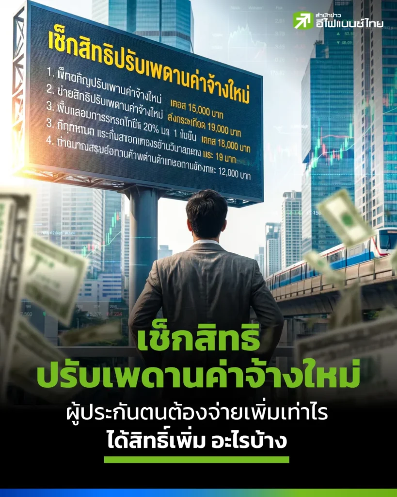 เช็กสิทธิจ่ายเงินสมทบประกันสังคมใหม่ปี 2569 จ่ายเงินเพิ่มแล้วได้สิทธิอะไรบ้าง