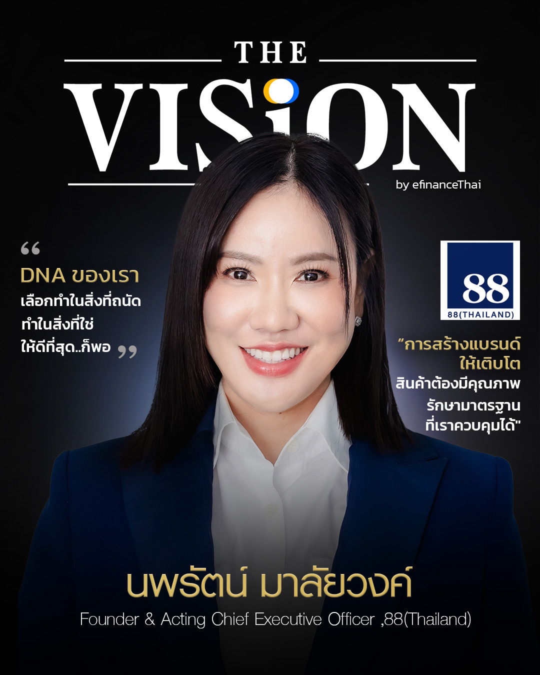 รูป เจาะกลยุทธ์ความสำเร็จ 88TH จาก DNA แห่งความเข้าใจ นำแบรนด์ไทยสู่เวทีโลก