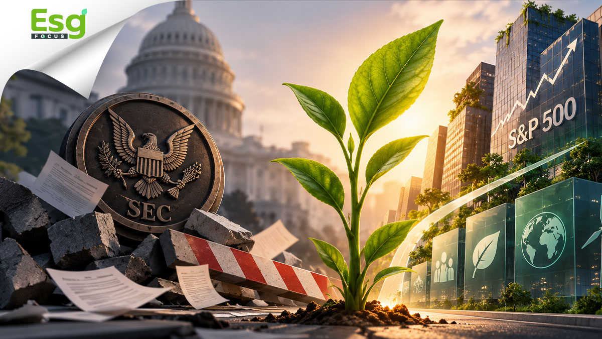 รูป SEC สหรัฐฯ ยอมถอยกฎ ESG แต่บจ.ใน S&P 500 กลับเดินหน้าเปิดเผยข้อมูลความยั่งยืน