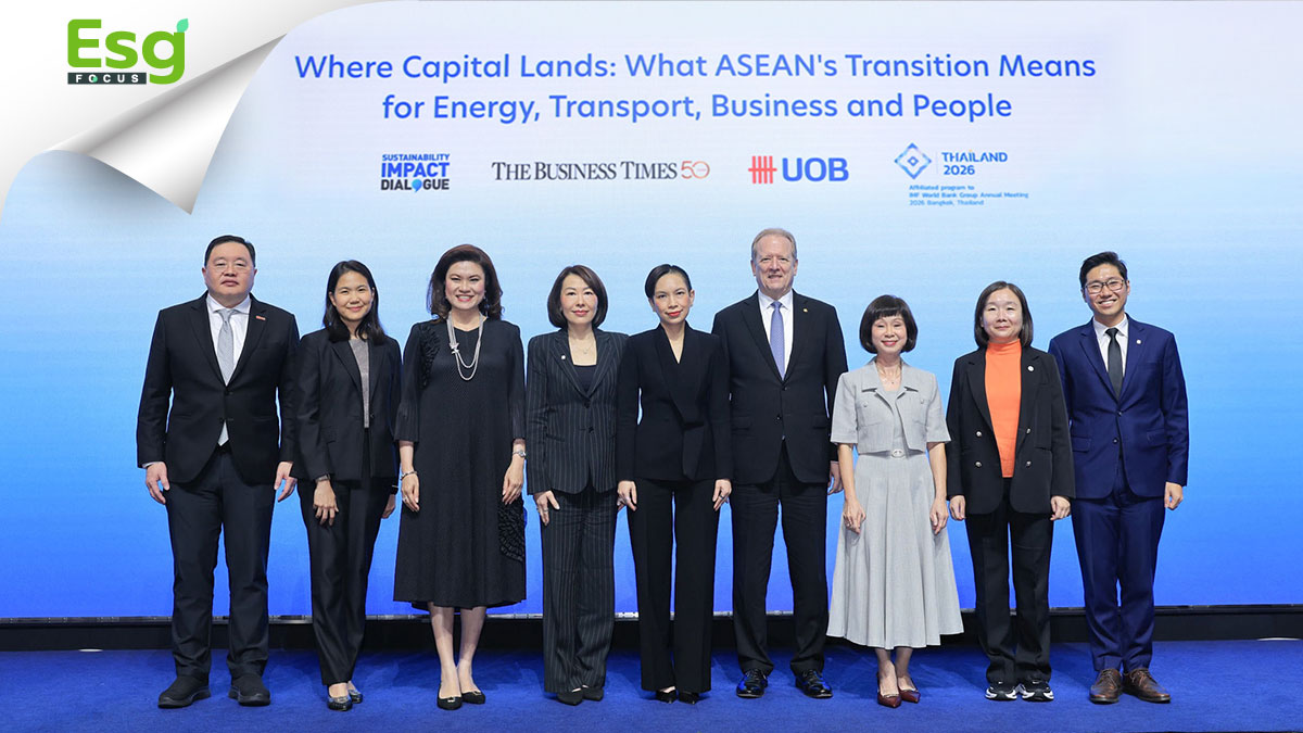 ยูโอบี เปิดเวทีผู้นำธุรกิจยั่งยืนคู่IMF 2026 กระตุ้นลงทุนเปลี่ยนผ่านไทยสู่ความยั่งยืน