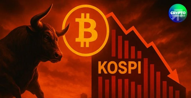 นักวิเคราะห์เตือน! ดัชนี Kospi เกาหลีใต้ทุบสถิติสูงสุด ส่อสัญญาณจบขาขึ้นบิตคอยน์