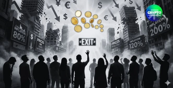 เรื่องจริงจากทั่วโลก: สกุลเงินดิจิทัล กลายเป็นที่พึ่งยามเศรษฐกิจพัง