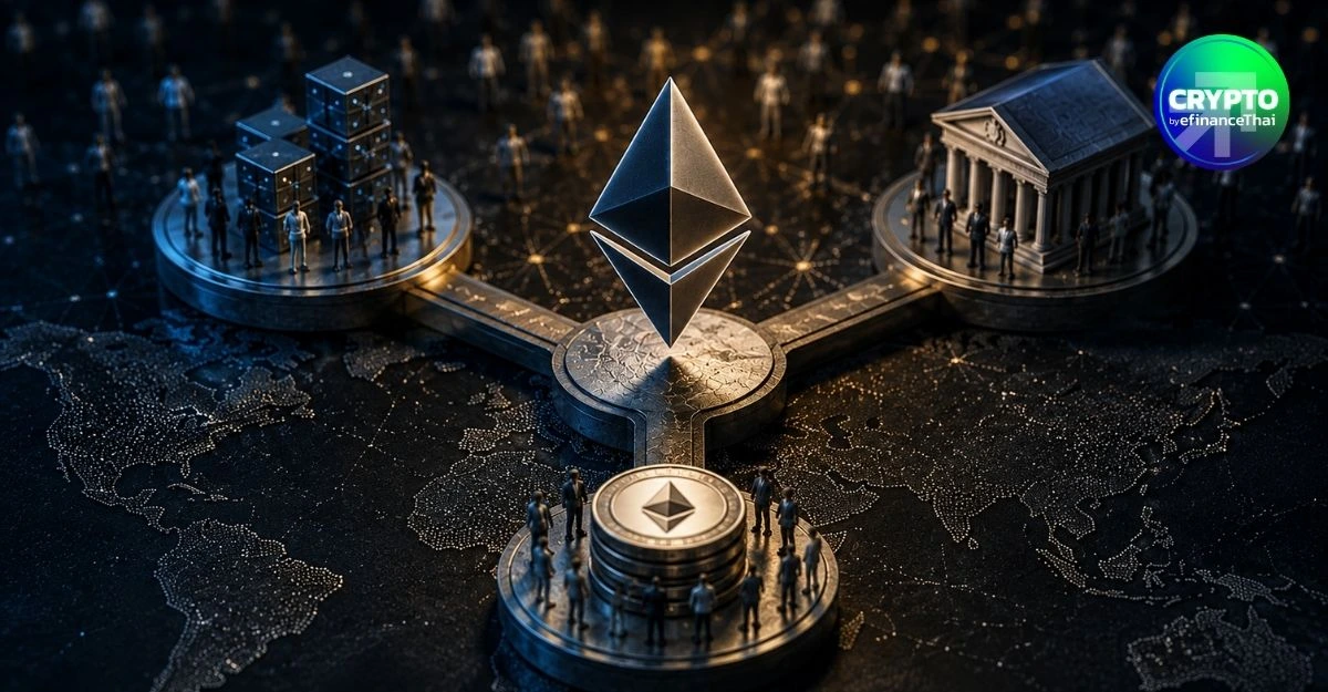 Ethereum แตกเป็น 3 ขั้วอำนาจใหม่! บริษัทคลัง ETH กำลังกลายเป็นผู้กำหนดอนาคตเครือข่าย