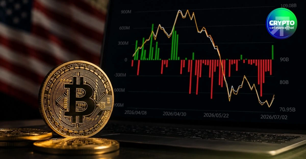 แท่งเขียวมา! Bitcoin Spot ETF พลิกเงินไหลเข้าสุทธิ 222 ล้านดอลลาร์ หยุดสถิติเลือดไหล 10 วันติด