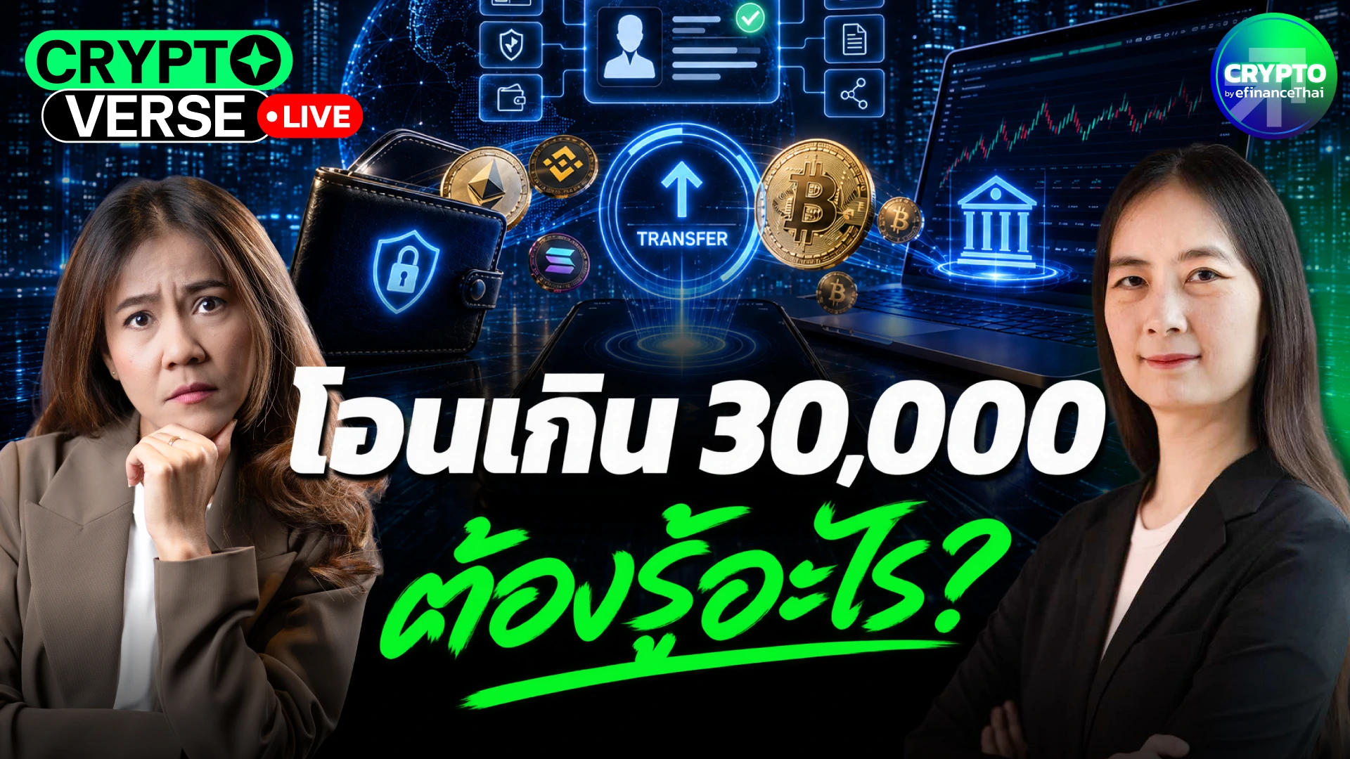 โอนเหรียญเกิน 30,000 บาท ต้องรู้อะไรบ้าง? ก.ล.ต. ไขข้อสงสัย Travel Rule ก่อนใช้จริง