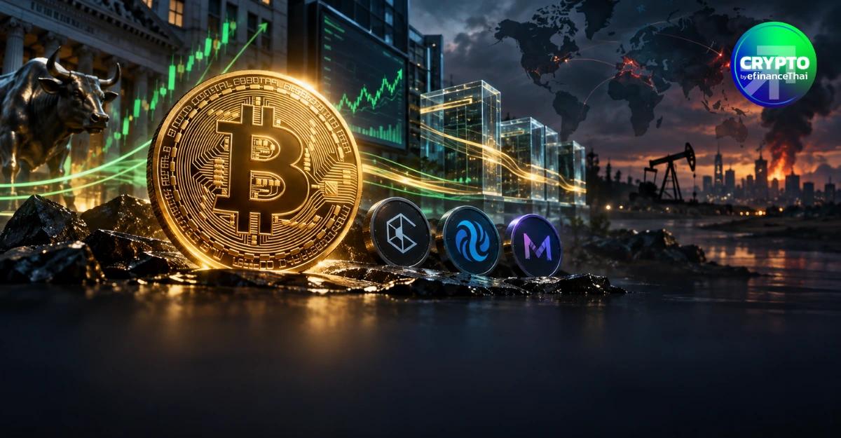 Bitcoin ทรงตัวเหนือ 81,000 ดอลลาร์ หลังแรงซื้อวันศุกร์ ท่ามกลางปัจจัยเสี่ยงภูมิรัฐศาสตร์ยังระอุ
