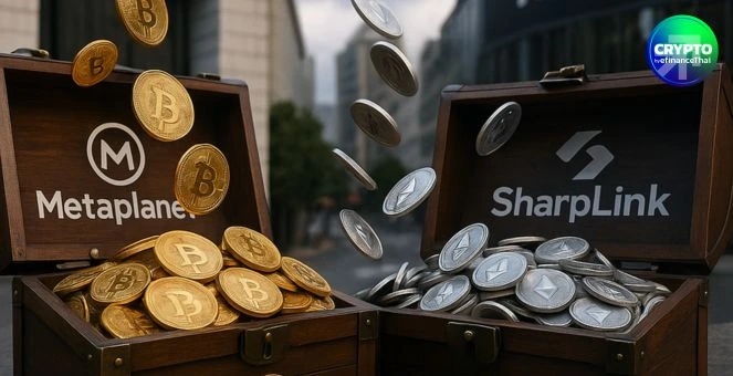 รูป เก็บเหรียญมาราธอน! Metaplanet-SharpLink ลุยดะสะสมเข้างบดุล  